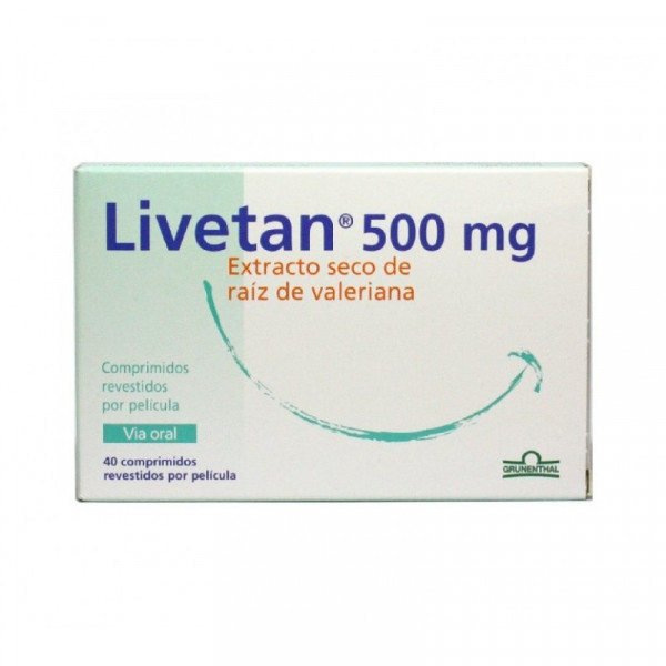 Livetan, 500 Mg X 40 Comp Rev