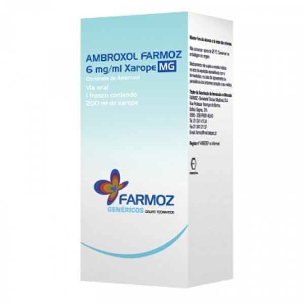 Ambroxol Farmoz Mg, 6 Mg/Ml-200 Ml X 1 Xar Medida