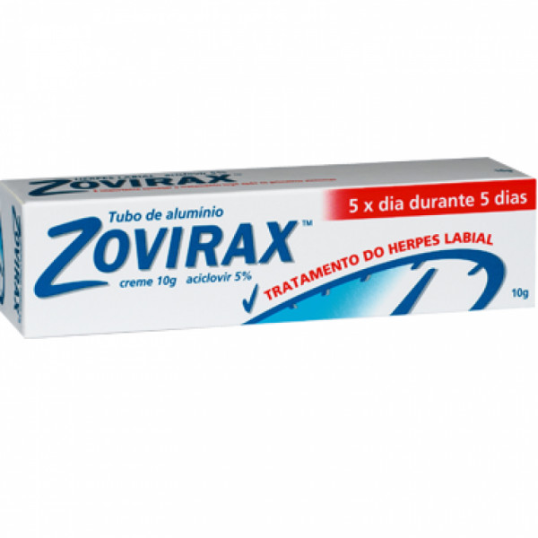Zovirax, 50 Mg/G-10 G X 1 Creme Bisnaga