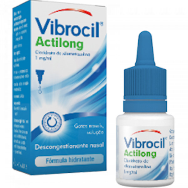 Vibrocil Actilong, 1 Mg/Ml-10 Ml X 1 Sol Nasal Conta-Gotas