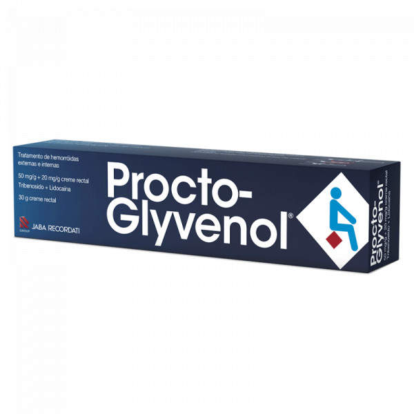Procto-Glyvenol, 50/20 Mg/G-30 G X 1 Creme Rect Bisnaga