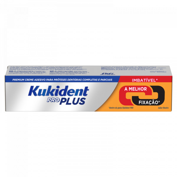 Kukident Pro Dupla Ação Creme Fixador de Próteses 40gr
