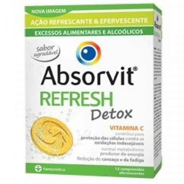 Absorvit Refresh Detox Comprimidos Efervescentes 12un