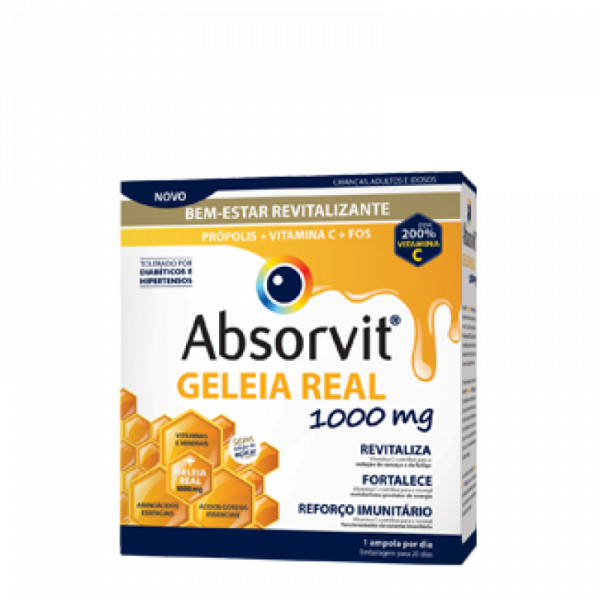Absorvit Geleia Real Ampolas 20x10ml