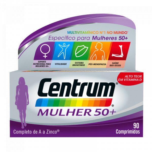 Centrum Select 50+ Mulher Comprimidos Revestidos 90un.