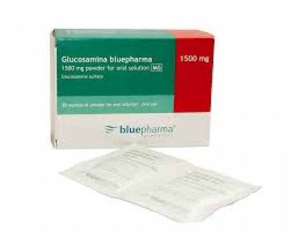 Glucosamina Bluepharma Mg, 1500 Mg X 60 Pó Solução Oral Saqueta