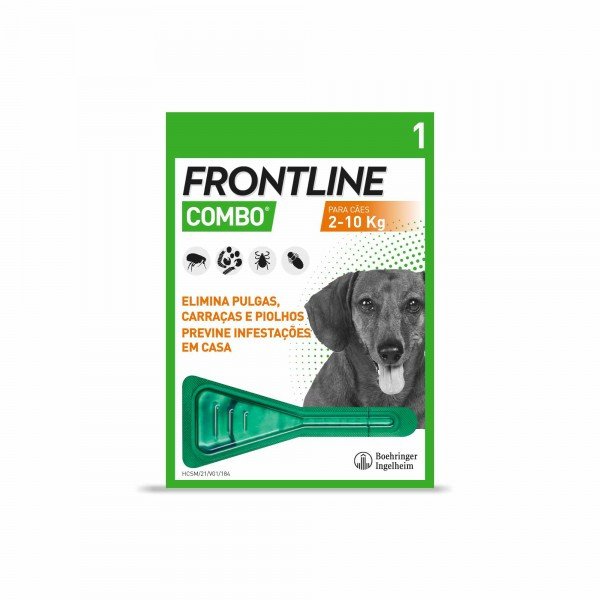 Frontline Combo Spot-On S 67 mg - Para cães 2-10 kg